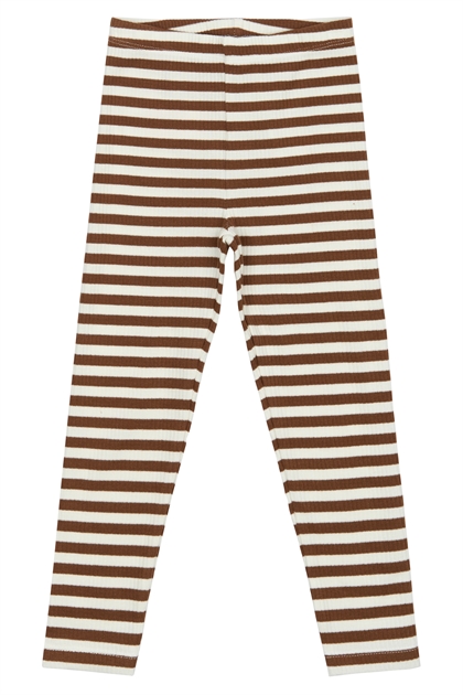 The New Siblings Legging Fro - Toffee Striped